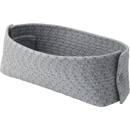 Knit-It Koszyk na pieczywo , wysokość: 100 mm, długość: 300 mm, szerokość: 150 mm, szary