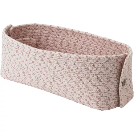Knit-It Koszyk na pieczywo, wysokość: 100 mm, długość: 300 mm, szerokość: 150 mm, różowy