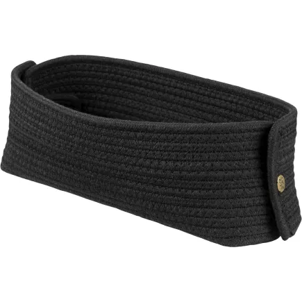 Knit-It Koszyk na pieczywo, wysokość: 100 mm, długość: 300 mm, szerokość: 150 mm, czarny