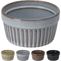 Naczynie do pieczenia, ceramiczne, różne kolory, wysokość: 50 mm,średnica: 95 mm