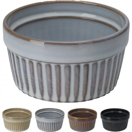 Naczynie do pieczenia, ceramiczne, różne kolory, wysokość: 50 mm,średnica: 95 mm