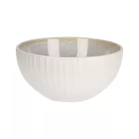 Miska, ceramika, wysokość: 80 mm, ø: 140 mm, biała