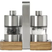 AdHoc Menážka sada mlýnků na pepř a sůl, výška: 93 mm, délka: 100 mm, šířka: 52 mm