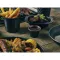 GENWARE Fastfoodový stojánek nerez, výška: 50 mm, délka: 200 mm, šířka: 100 mm, černý