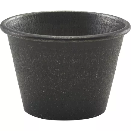 GENWARE Miska do dipu nierdzewna, powłoka PVD, wysokość: 40 mm, średnica: 60 mm, czarna