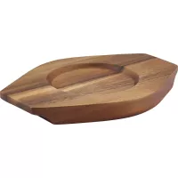 GENWARE Podkładka akacjowa, wysokość: 25 mm, długość: 260 mm, szerokość: 190 mm