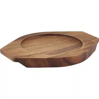 GENWARE Podkładka akacjowa, wysokość: 25 mm, długość: 270 mm, szerokość: 210 mm