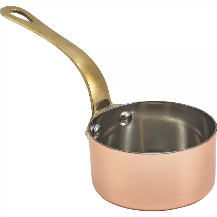 GENWARE Garnek serwisowy ze stali nierdzewnej, wysokość: 37 mm, długość: 170 mm, szerokość: 73 mm, miedziany.