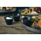 GENWARE Miska nerezová, metalická, výška: 425 mm, průměr: 60 mm, černá