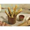 GENWARE Miska nerezová, metalická, výška: 425 mm, průměr: 60 mm, černá