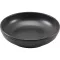GENWARE Miska porcelanowa, wysokość: 58 mm, średnica: 225 mm, czarna