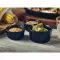 GENWARE Miska porcelánová, výška: 65 mm, průměr: 114 mm, černá