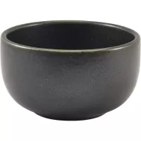 GENWARE Miska porcelanowa, wysokość: 75 mm, średnica: 124 mm, czarna