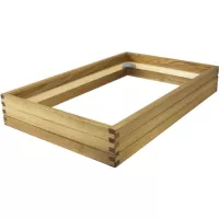 Rám pro chladicí desku, výška: 86 mm, délka: 563 mm, šířka: 358 mm, lněný olej