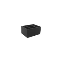 Box na jídelní lístky A4, výška: 123 mm, délka: 252 mm, šířka: 190 mm, černá