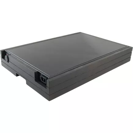 Ohřívací deska s rámem, výška: 90 mm, délka: 570 mm, šířka: 380 mm, šedá