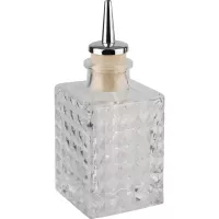 APS Skleněná lahvička na bitter, výška: 130 mm, délka: 50 mm, šířka: 50 mm