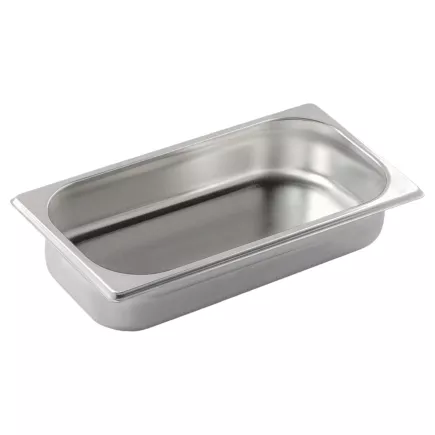 Pujadas FIRST Pojemnik gastronomiczny GN 1/3, wysokość 100 mm, stal nierdzewna