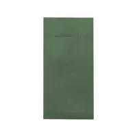 MANK BASIC Kieszeń na sztućce, 300 sztuk, złożenie 1/8, Linclass Premium, ciemnozielony