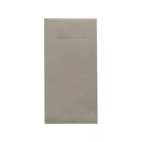 MANK BASIC Kieszeń na sztućce, 300 sztuk, złożenie 1/8, Linclass Premium, beżowo-szara