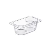 ARAVEN Gastronádoba GN 1/9, polykarbonát, hloubka: 65 mm, objem: 0,6 l