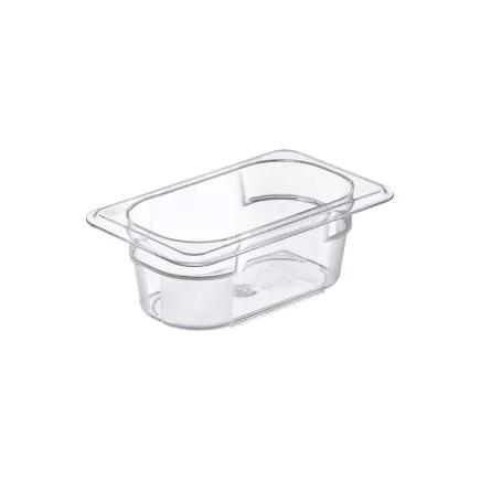 ARAVEN Pojemnik gastronomiczny GN 1/9, poliwęglan, głębokość: 65 mm, pojemność: 0,6 L