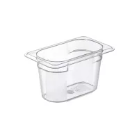 ARAVEN Gastronádoba GN 1/9, polykarbonát, hloubka: 100 mm, objem: 0,9 L