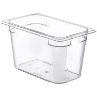 ARAVEN Gastronádoba GN 1/4, polykarbonát, hloubka: 150 mm, objem: 3,8 L
