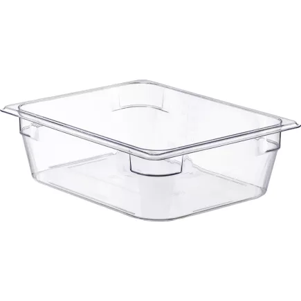 ARAVEN Pojemnik gastronomiczny GN 1/2, poliwęglan, Głębokość: 100 mm, Pojemność: 6,2 L