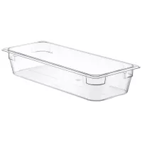 ARAVEN Gastronádoba GN 2/4, polykarbonát, hloubka: 100 mm, objem: 5,7 L