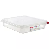 ARAVEN Gastronádoba s víkem GN 1/2, PP, hloubka: 65 mm, objem: 4 L, hermetická