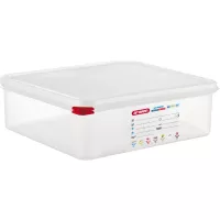 ARAVEN Gastronádoba s víkem GN 2/3, PP, hloubka: 100 mm, objem: 9 L, hermetická