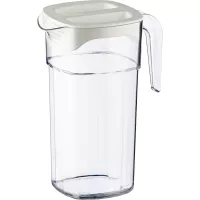 ARAVEN Džbán s víkem, polykarbonát, délka: 167 mm, objem: 1,8 L, stohovatelný