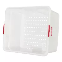 ARAVEN Gastronádoba GN 2/1, HDPE, Hloubka: 300 mm, Obsah: 70 L, perforovaná