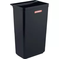 ARAVEN Odpadkový koš pro servírovací vozík, PP, délka: 330 mm, objem: 28,5 L, černý