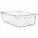 ARAVEN Gastronádoba GN 1/1, polykarbonát, integrovaný štítek, hloubka: 150 mm, objem: 19,6 L
