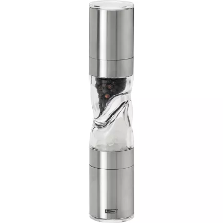 AdHoc Duomill Pure Młynek do soli i pieprzu, wysokość: 220 mm