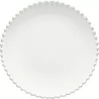 COSTA NOVA Pearl Talerz płytki, wysokość: 24 mm, średnica: 170 mm, biały
