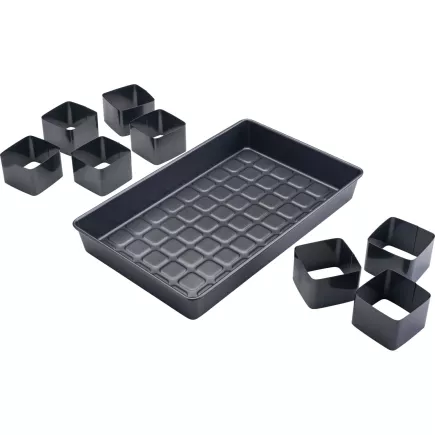 ZENKER Forma na dorty ve tvaru číslic a písmen, sada 9 ks, výška: 58 mm, délka: 380 mm