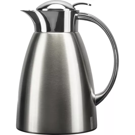 HELIOS Termos dzbankowy ze stali nierdzewnej, pojemność: 1,00 litra, wysokość: 220 mm, średnica: 148 mm