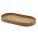 GenWare Servírovací podnos, dřevěná dýha, oválný, hnědý, délka: 230 mm, šířka: 110 mm
