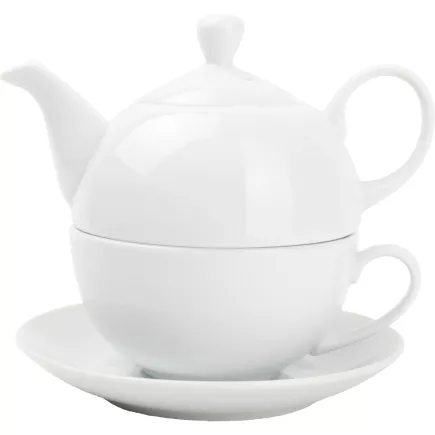 FINE 2 DINE Appetite Čajová sada Tea-for-One, bílá, porcelán, obsah: 0,45 litru, výška: 140 mm