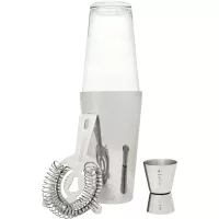 LEOPOLD VIENNA Acolon Boston-Shaker sada, nerezová, 3dílná, výška: 130 mm, délka: 345 mm